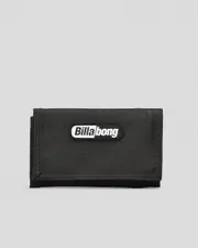 [Billabong] Billabong Boy's Atom Tri-Fold Wallet in Black One Size Black