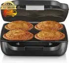 Pie Magic 4-Up Electric Pie Maker Non-Stick Deep Fill w/ Cutter & Recipe Book