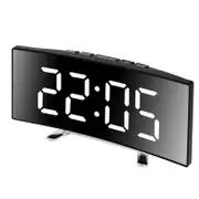 Bedside Digital Clock LED Display Desk Table Time Temperature Alarm Modern Decor