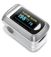 Fingertip Pulse Oximeter Blood Oxygen Saturation Monitor, HeartRate & Fast Spo2