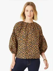 dotty leopard around town top