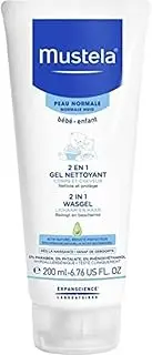 Mustela 2 In 1 Body & Hair Cleansing gel - For Normal Skin 200ml/6.76oz