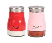 Salt And Pepper Shakers Set, Kitchen Decor, Glass Salt And Pepper Shakers Set, Cute Salt Shaker