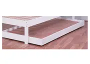 King Single Caringbah Trundle Only - Arctic White