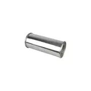 Redback Universal Muffler - 6" Round 14" Long 3" C/C Mega Power 409 Stainless