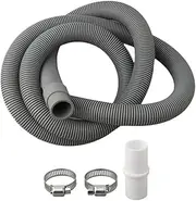 Washing Machine Dishwasher Drain Waste Hose Extension Pipe Kit Multi Functional Drum Washing Machine Drainage Pipe Accessory(150CM)