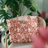 在飛比找誠品線上優惠-Bindi Atelier法國花卉手工印染系列花卉托特包/ 