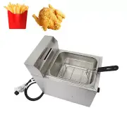 6L/1.5gal Gas Stainless steel Funnel Cake Fryer French Fries Chicken Fryer
