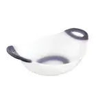Dexas Silicone 41cm Salad Bowl Food Serving Container w/Purple Handles Tableware