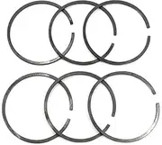 HUVNEXA 6pcs/lot 49mm x 1.5mm Piston Rings, for Husqvarna, 460,for Rancher, 460, 570 Chainsaw Part 503289046 Thickness Width 1.5mm Garden Tool Car Piston Ring Set