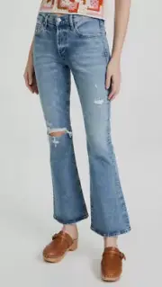 $218 Citizens Of Humanity Women's Blue Low-Rise Bootcut Jeans Pants Size 25