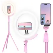 Upgraded 12'' Ring Light with 62'' Tripod Stand and Magnetic Phone Holder,LED...