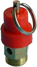 1PC 1.0Mpa 10bar 145PSI 10Kg 1/4" Air Compressor Safety Valve Pressure Relief Release Pull Safe Valves Regulator