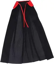 DECHOUS Halloween Vampire Cloak with Intricate Collar Unisex Medieval Costume Cape for Masquerade Party Single Layer Design Comfortable Breathable Halloween Supplies