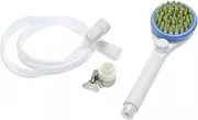 Pet Shower Sprayer and Bath Brush, Dog Grooming Hose Attachment with Hand Brush.