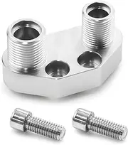 AC Compressor Adapter Fitting A/C Quick Connector Fittings, 6061 T6 Aluminum Polished Finish Replacement for Sanden SD7B10 7176