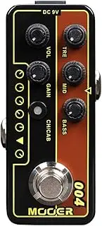 Micro PREAMP Series 004 Day Tripper 60's UK Twang Digital Preamp Preamplifier Guitar Effect Pedal True Bypass MOOER One Size