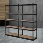 Giantz Garage Shelving Warehouse Rack Pallet Racking Storage Shelve Black