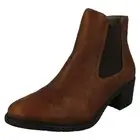 Ladies Rieker Smart/Casual Chelsea Style Heeled Ankle Boots 70171
