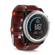 Garmin Fenix 3 Multisport GPS/GLONASS Watch - Premium Leather Band/Sapphire