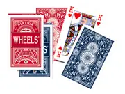 Piatnik Wheels Bridge Playing Cards Linen Single Deck (PIA1392)