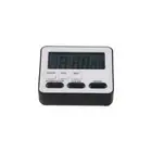 LCD Digital Display Kitchen Timer With Flashing Light Stopwatch Alarm Clock