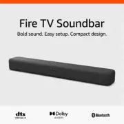 Amazon Fire TV Soundbar 2.0 speaker with DTS VirtualX and Dolby Audio Bluetooth