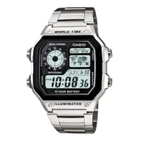 在飛比找ETMall東森購物網優惠-CASIO 卡西歐 AE-1200WHD 空中飛人方形款世界