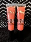 2pk ITALIA DELUXE DIAMOND SHINE # 03 ORANGE JELLY LIP GLOSS PLUMPING LIPGLOSS