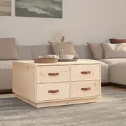 Coffee Table 80x80x45 cm Solid Wood Pine vidaXL
