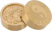 Solid Brass Paperweights Vintage Style for Desk Decor Artistic Calligraphy Tools