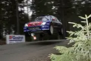 WRC Neste Oils Rally Finland 2006 Sebastien Loeb Citroen action Old Photo 4