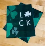 St. Patrick's Day Shamrock *Luck* Cover Set 4 use with Erin Condren Life Planner