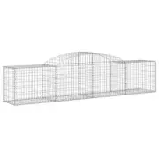 Arched Gabion Basket 300x50x60/80cm Galvanised Iron Fence Wire Wall Cage