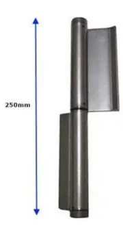 Heavy Duty Weld on Steel Self Closing Hinge 80Kg with Push Plate
