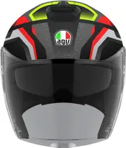 AGV Irides Zurigo Jet Helmet, black-red-yellow, Size S for Men Black Red Yellow