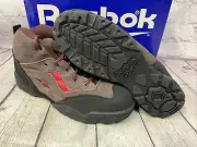 Reebok Cliffhanger Mid Junior Outdoor Shoes Size 6 Black Red New With Box
