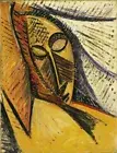 Head of a Sleeping Woman : Pablo Picasso : 1907 : Archival Art Print