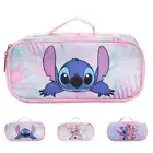Kids Stitch Pencil Case Large Capacity Stationery Organizer Make-Up Storage Bag♡