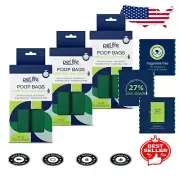 Durable Leak-Proof Dog Waste Bags - 360 Count Fragrance-Free Corn Starch Bags