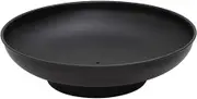 57 cm Steel Fire Pit - Smokeless Outdoor Bonfire Fireplace for Garden and Patio - Black Powder Coated, Portable Tabletop Stove