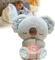 Evoraco Soothing Koala Bear Arrily Calming Otter Breathing Koala Sleep Buddy Calming Otter Plush for Anxiety with Music Lights & Rhythmic Breathing Motion (1 PCS)