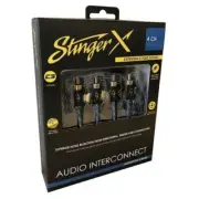 STINGER XI1417 X1 Series 4-Channel 17 FOOT Hi Quality Rca Audio Interconnect