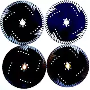 4PK-7" Uniqe Design Granite Hard Concrete Brick Stone10/15MM Diamond Blade-BEST