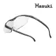 【Hazuki】日本Hazuki葉月透明眼鏡式放大鏡1.32倍大鏡片(黑灰)