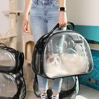 在飛比找樂天市場購物網優惠-貓包外出便攜太空艙貓咪出門貓籠子寵物背包貓書包雙肩背包 幸福