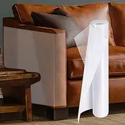 uxcell Anti Scratch Furniture Protector, 1 Roll 197" x 12" Single-Sided Sticky Couch Protector from Cat Claws, Clear Protectors from Cats Scratching for Sofa Corners, Walls, Doors