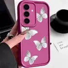 Case For Samsung A55 A35 A15 A54 A14 A52 S24 Ultra Slim Butterfly TPU Slim Cover