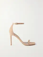 [Stuart Weitzman] Stuart Weitzman - Nudistcurve Suede Sandals - Beige - US11.5 US11.5 Neutrals