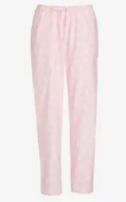 NEW PETER ALEXANDER WOMENS POLKA DOT FLANNELETTE PINK PJ PANTS L RRP$69.95
